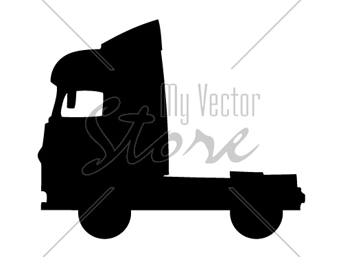 vector Truck silhouette
