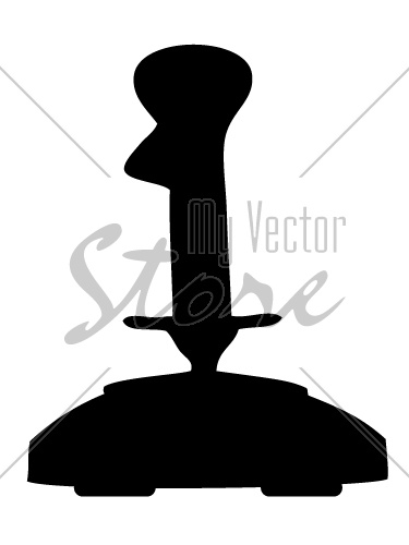 vector Joystick silhouette