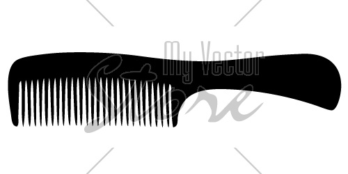 vector Comb silhouette