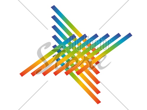 vector Abstract rainbow pattern