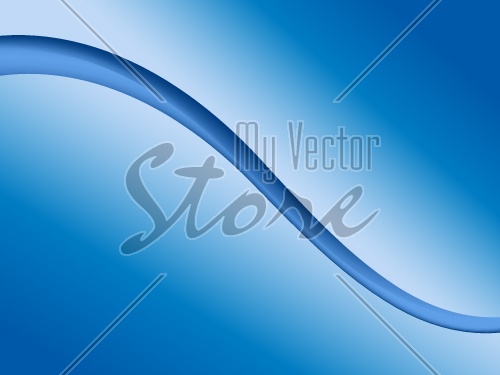 vector Abstract blue wave