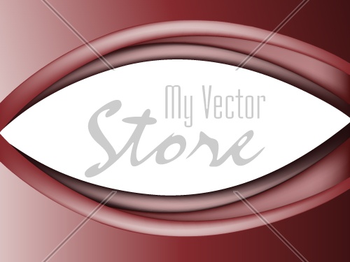 vector Abstract red eye