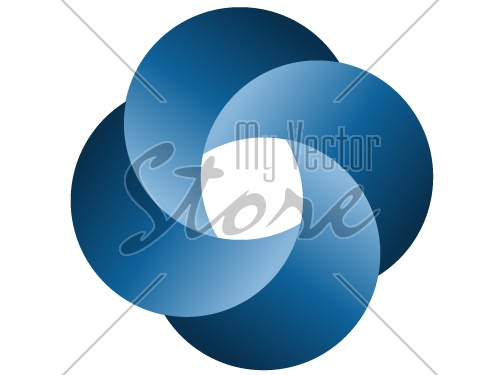 vector Blue design element