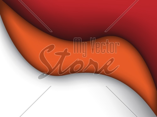 vector abstract red and orange liquid