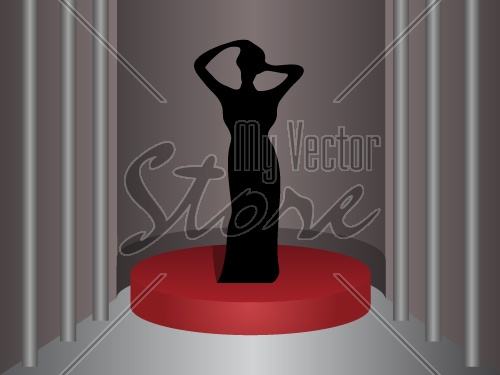 vector ballerina silhouette