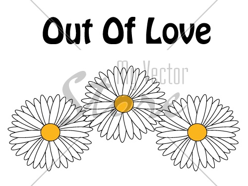 vector daisy love