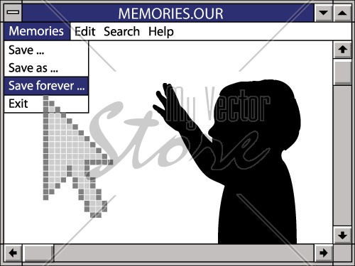 vector our memories save forever