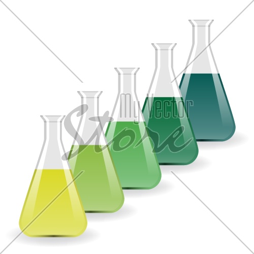 vector laboratory flasks