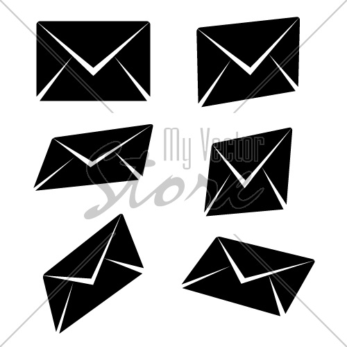 vector email signs