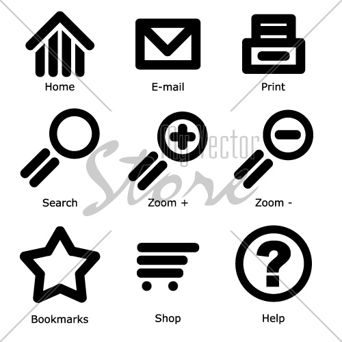 vector web icons