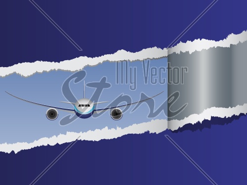 vector view on aircraft