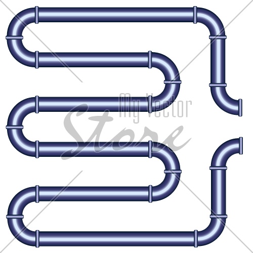 vector metallic pipe