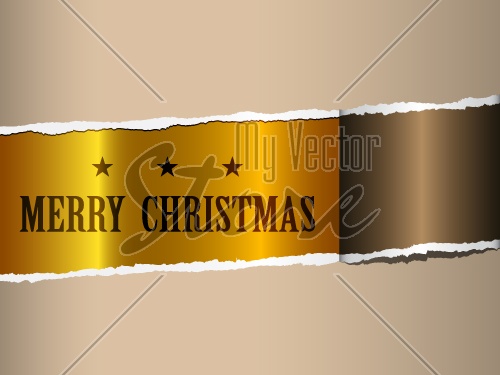 vector christmas ripped paper