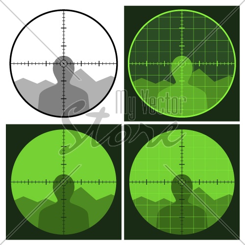 vector gun crosshair sight