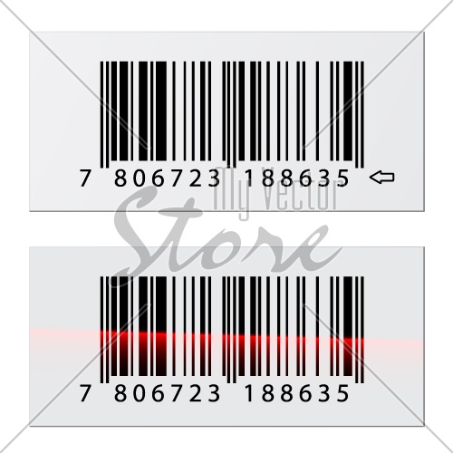 vector barcode stickers