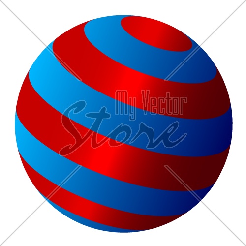 vector abstract globe
