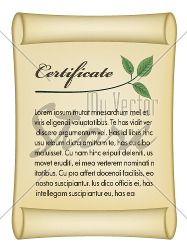 vector old bio certificate