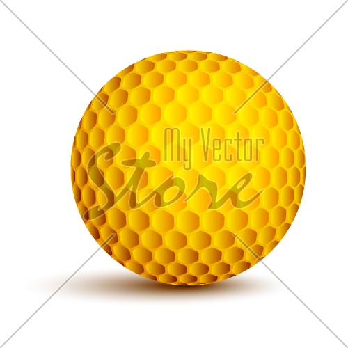 vector golf ball