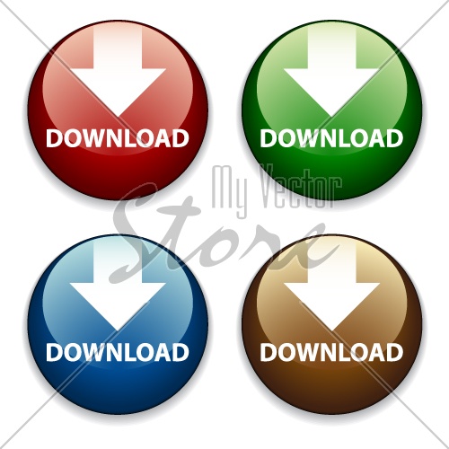 vector download buttons