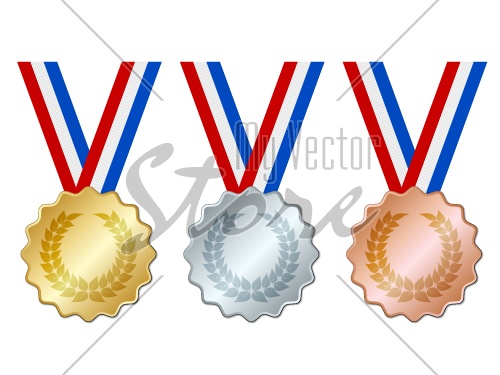 vector medals - Illustration #1895 - My Vector Store
