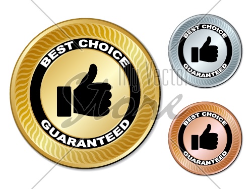 vector best choice guaranteed labels