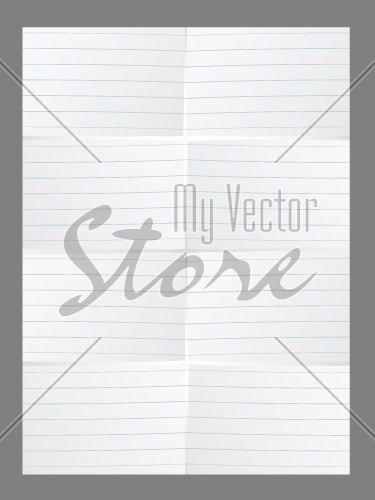 vector white lined paper