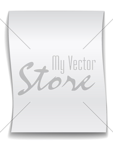 vector white wavy paper
