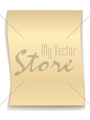 vector yellow wavy paper