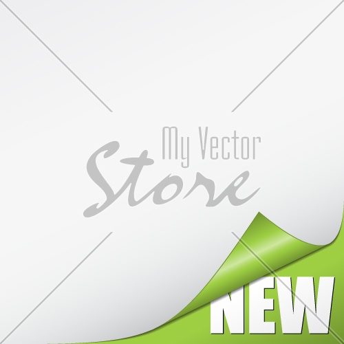 vector green new corner