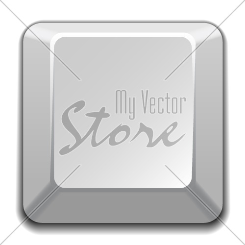 vector blank white key