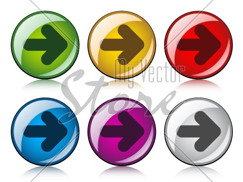 vector arrow buttons