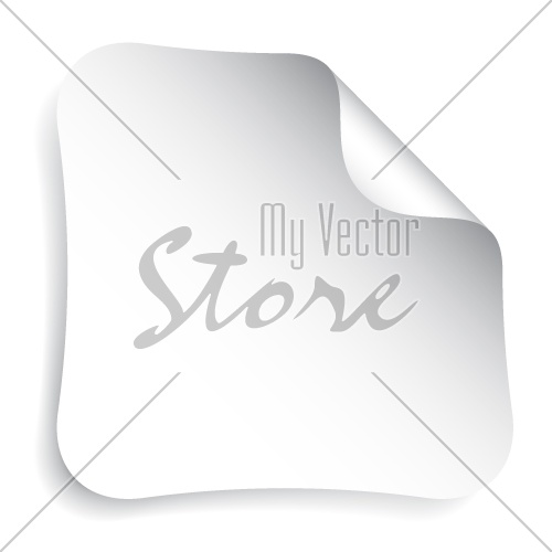 vector blank sticker