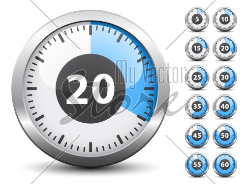 Vector timer - easy change time every one minute