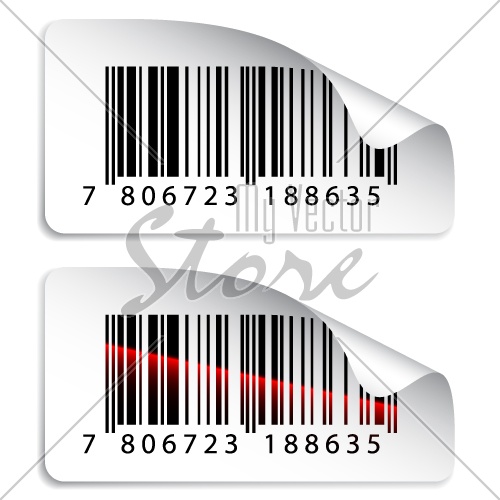 vector barcode stickers