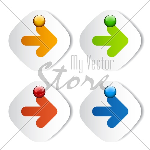 vector arrow stickers