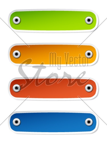 vector blank labels