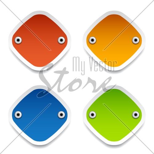 vector blank labels