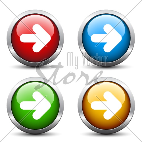 Vector arrow buttons