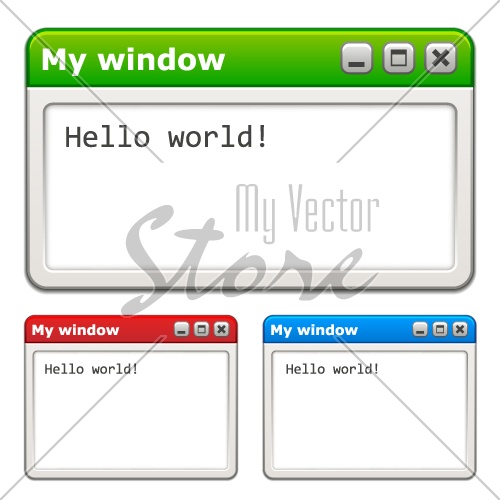 vector computer windows