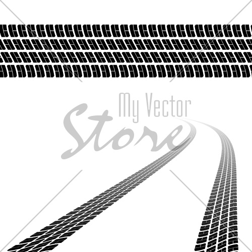 vector trace of the tyres