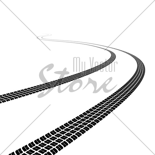 vector winding trace of the tyres
