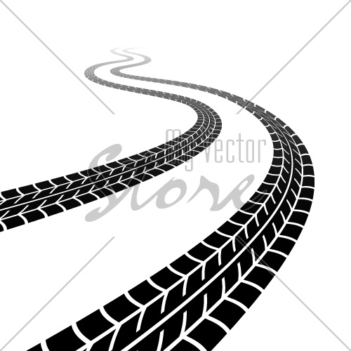 vector winding trace of the tyres