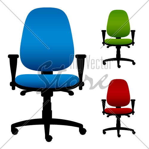 vector office chairs