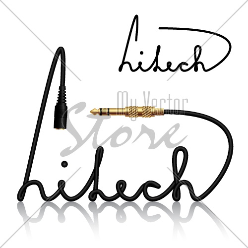 vector jack connectors hitech calligraphy