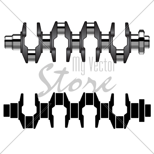 vector steel motor crankshaft