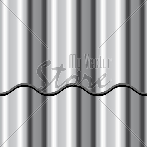 vector corrugated iron shiny metal seamless background