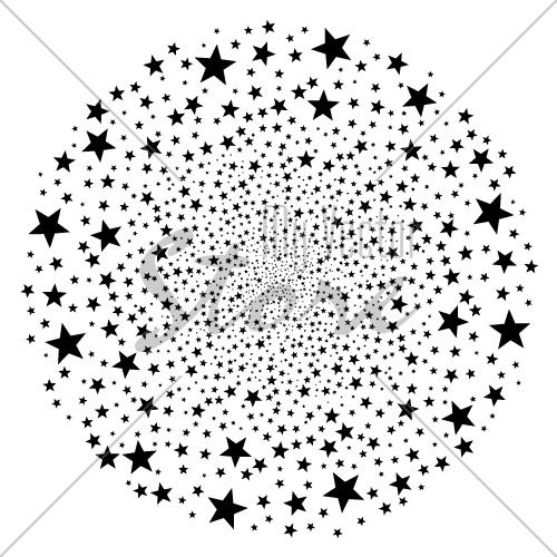 vector abstract round star starburst