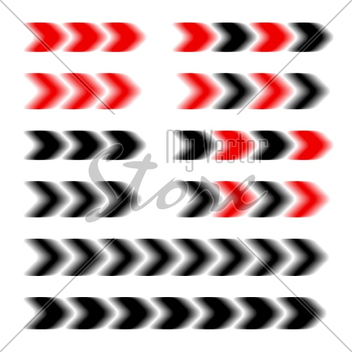 arrow speed motion blur vector