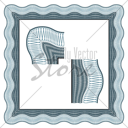 seamless certificate classic decorative border vector