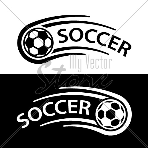 soccer ball motion line symbol vector